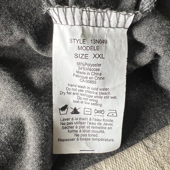 Reitmans Jeweled Heart Tee, Size XXL Petite - Picture 5 of 5